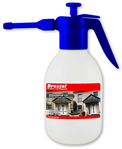 Spruzzatore a pressione resistente agli acidi, 1,8 litri, ideale per rimuovere le alghe, smacchiatore di muschio, funghi, spruzzatore a mano