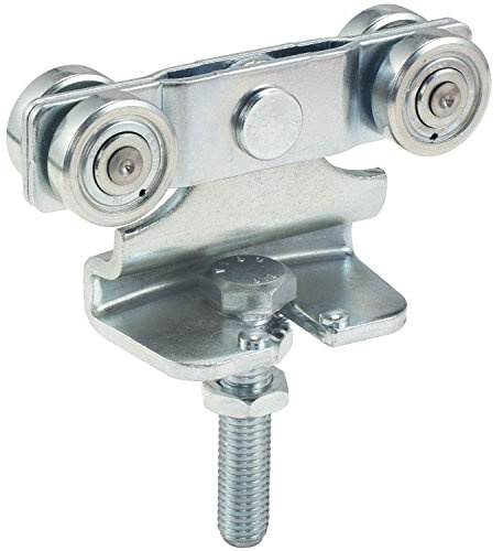Gedotec Helm Agrar Rollapparat 473 Laufwerk höhenverstellbar doppel-paarig für Stahl Laufschienen Schiebetor | Laufrollen Profil 400 | MADE IN GERMANY | 1 Stück - Rollen für Schiebetürbeschlag