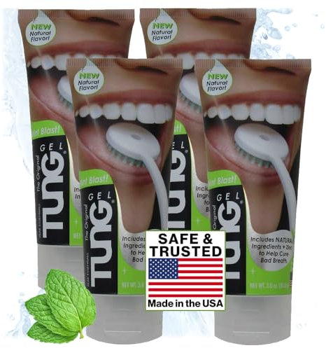 Tung Fresh Mint Tongue Cleaner Gel - Pack of 4
