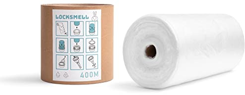 LOCKSMELL ricarica mangiapannolini (400m) sono compatibili con le cartucce Tommee Tippee Sangenic e altre cassette per pannolini. Equivalenti alle 32 di Sangenic Refills + IL TUBO DI RICARICA