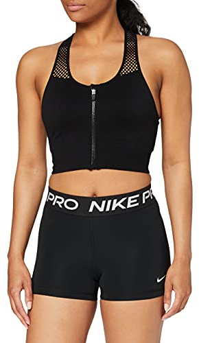 Nike Damen W Np 365 3 Shorts, Black/White, L EU