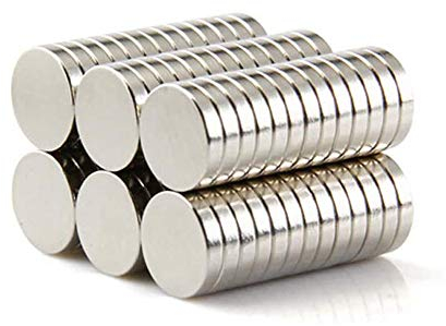 Yizhet 50 PCS 8 * 2mm Magnets, N38 Neodymium, Small Mini yet Strong for Postcard and Photo, Whiteboard and Fridge