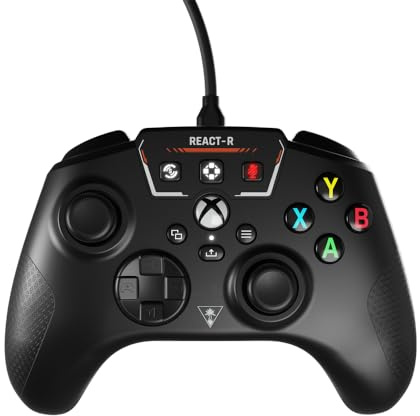 Turtle Beach REACT-R Controller Noir - Xbox Series X|S, Xbox One and PC