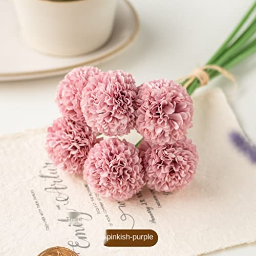 Equirider 1 Stück künstliche Blume Löwenzahn Ball Chrysantheme Wohnzimmer Topfblumengesteck Hochzeitsdekoration