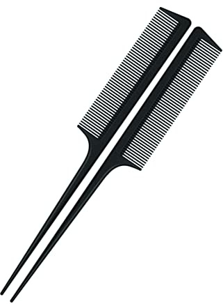 PARENCE -Lot de 2 Peignes à Queue à Cheveux antistatique