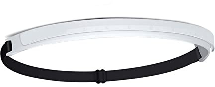 Silikon Svettband Sport Pannband Hårband Workout Svettband för Män och Kvinnor för Löpträning (Transparent)