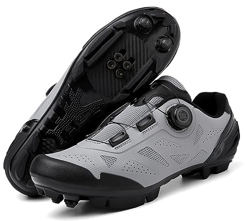 PENXZT Herren MTB Schuhe Fahrradschuhe Damen Mountainbike Schuhe Radsportschuhe Draussen