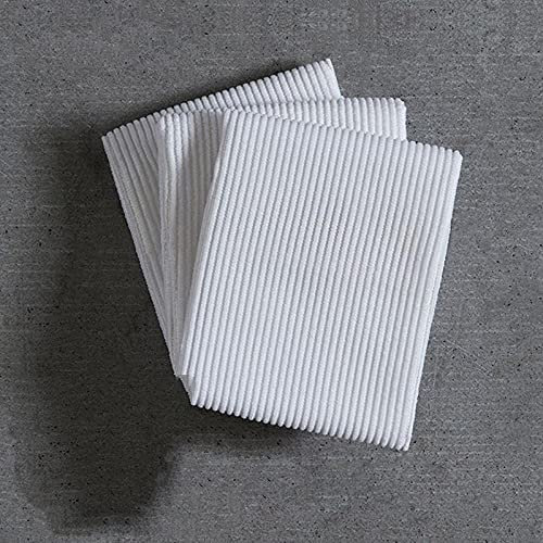 Panno per La Pulizia 5 Pezzi Panno per La Pulizia in Microfibra per Asciugapiatti Cucina Strofinaccio Svedese Ristorante Stoviglie Salviette Disinfettanti Bianco 5 Pezzi 37X21 Cm