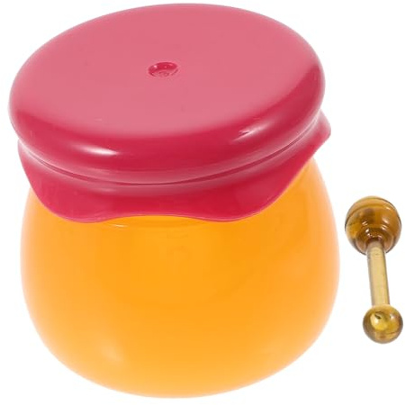 Beaupretty Small Lip Balm Jar Refillable Cosmetic Cream Container 6g Travel Cosmetic Bottle Spoon for Lip Care and Sample Storage