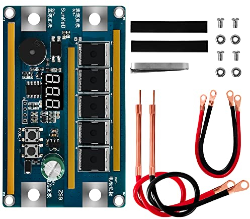 VISLONE Mini-Akku-Punktschweißgerät Tragbares Schweißgerät zum Schweißen von Nickelblech Intelligente Digitalanzeige Akku-Punktschweißgerät