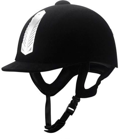 Jomewory REIT-Sicherheitshut, Verstellbarer Reithelm, PC-Reiter Kopfbedeckung, Leichte Schützende Kopfbedeckung Für Reiter, Damen und Herren, 30 x 17 cm