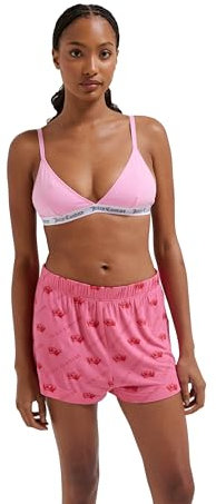 Juicy Couture Cotton Triangle BH, Begonia rosa, XS