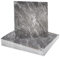 QUARKZMAN 15pz Piastrelle Adesive in Marmo, Pannelli per Parete Impermeabili, 12x12 PVC Piastrelle Adesive per Doccia per Bagno, Cucina, Soggiorno, Design Grigio Ardesia