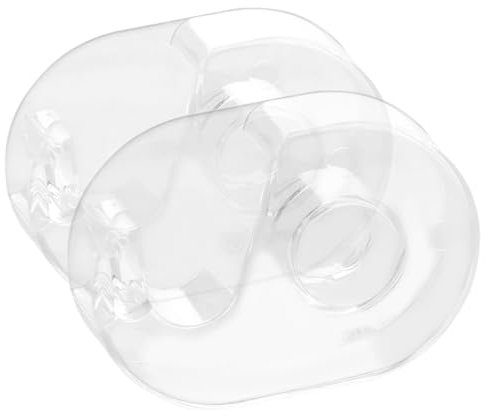 Operitacx Klebebandspender - 2Er Set Transparente Bandhalter Für 1.5 Cm Washi Tape Praktischer Cutter Für Büro Und Zuhause Ideales Geschenk Für Kreative