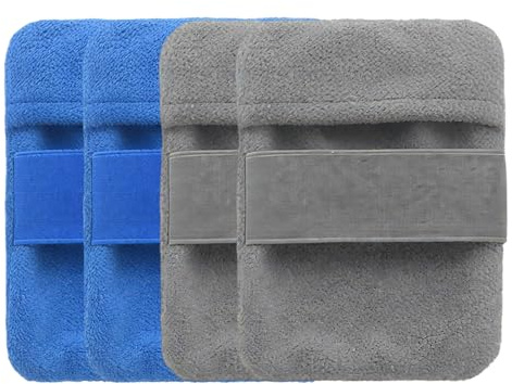 NHQZ 2 Pezzi Spazzola per Corpo,Spazzola da Massaggio, Spazzola per la rimozione Della Sabbia,Usato per,Rimozione Sulla Spiaggia,Vacanza,Viaggio,Campeggio,Quadrato, Piccolo(Grigio,Blu)