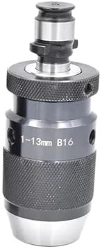 MGMYVDDGVW Lathe Chuck 1Set GT12 GT24 TC820 Adapter Sleeve B12 B16 B18 Keyless Self Tightening Chuck Tapping Machine Tools(GT12-B16(1-13mm))