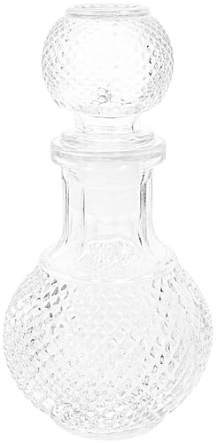 Decantador de Whisky de Vidrio 250ml, Diseño Simple y Artístico