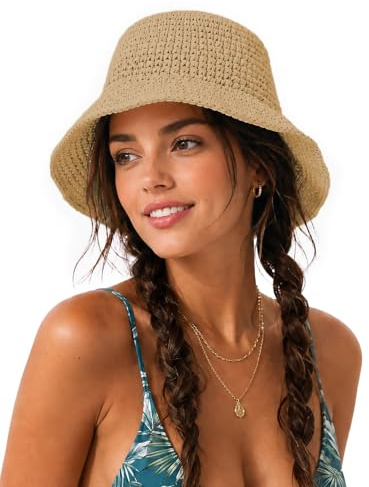 Zylioo L/XL Strohhut Fischerhüte Großen Kopf Anglerhut 60cm Sonnenhut Sommerhut Strandut Für Urlaub Alltag