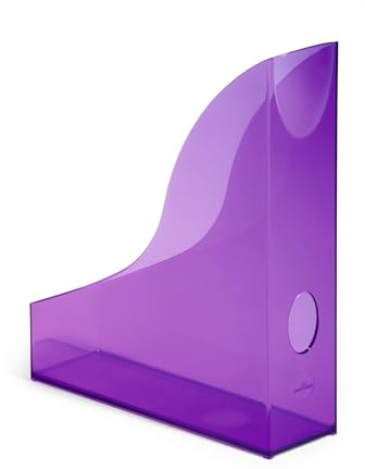 Durable 1701712992 Basic Porte-revues Porte-catalogues Dos 70 mm Plastique Violet Translucide