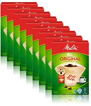 Melitta 102/80 filtri caffè marrone naturale (9 confezioni da 80)