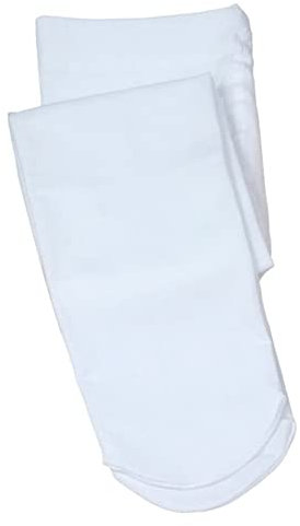 ONTYZZ Ballett Strumpfhose Mädchen und Frauen Footed Strecken Strumpfhose zum Tanzen 90 DEN Kinder Strumpfhose Ultra-Stretch Mikrofaser Weiß/M