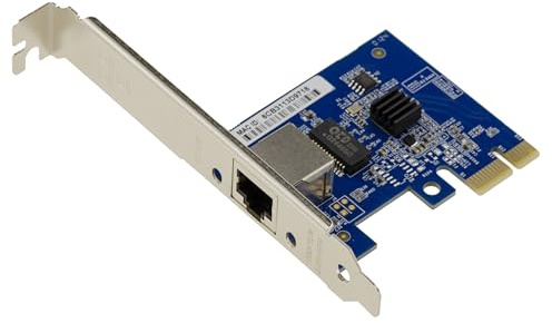 KALEA-INFORMATIQUE Tarjeta controladora de Red PCIe 2.5 Gigabit ethernet 10 100 1000 1G 2.5G con Conector RJ45 y chipset Intel I225.