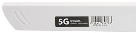AZ7795G 18dbi High Gain 5G Antenna - SMA Omni Directional Full Band for Routers & Wireless Monitoring (White)
