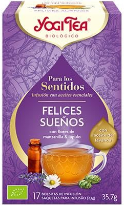 Infusión para los sentidos felices sueños 17 bolsitas infusoras de 2.1g