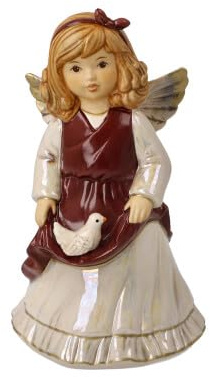 Goebel Friedensengel, Jahresfarbe Evening Mood 2023 Weihnachten - 14,5 cm