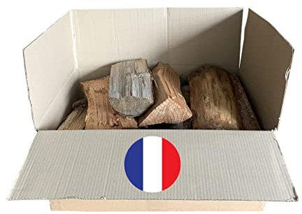 FOREZ Bois de Chauffage français 100% feuillus durs 25 cm 15 kg