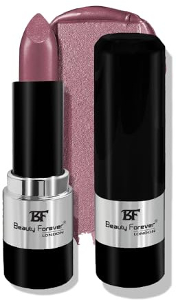 Beauty Forever Colour Fabulous Metallic Shine Lipstick, Glittery & Satin Touch, Available in 14 Shades, 3gms (202 Pink Fever)