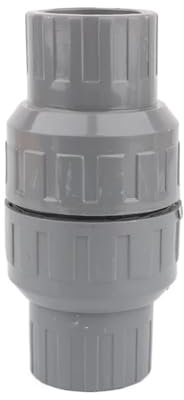 Aqxyki 1 pièce de clapet Anti-Retour 20/25/32/40/50mm, Tuyau d'eau, clapet Anti-Retour unidirectionnel for Aquarium, réservoir de Poissons, Joint de Tuyau d'irrigation de Jardin (Size : 40mm(Without