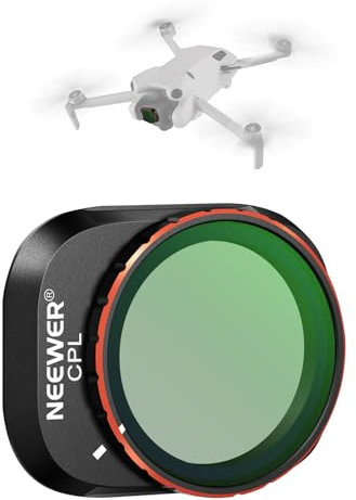 NEEWER CPL Filter Compatible with DJI Mini 4 Pro Drone, Rotatable Circular Polarizing Filter Polarizer Lens Filter with Multicoated HD Optical Glass, Lightweight Frame, Secure Attachment, FL-B13