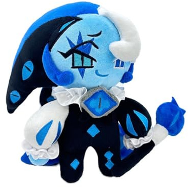 Super JAKES Shadow Milk Cookie Plush, Cookie Run Kingdom Plushies Pillow for Game Fans,Stuffed Figure Doll Birthday for Boys Girls (Shadow)