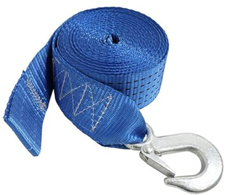 Hattba Cinghia per Argano con Gancio per Rimorchio Veicoli, Cinghia di Ricambio Robusta, Accessori per Rimorchio Barca 5,99/8,0/10,0 m