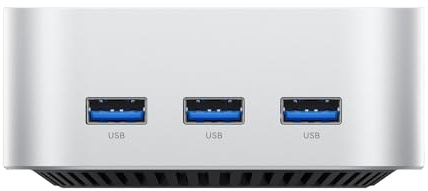 BUBEFSKD Computer Desktop in Miniatura Salvaspazio N150 Memoria da 12 da 256 4K Due Monitor Supporto Silenzioso Ventola Raffreddamento Avanzato Silenzioso Computer Alluminio