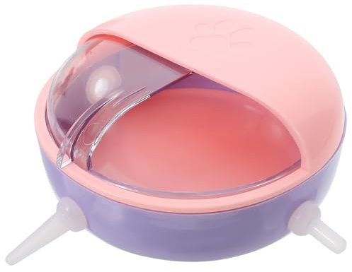 GARVALON Gamelle pour Chiots et Chatons Nouvelle Génération en Abs, Capacité 180ml, Facile à Nettoyer, Distributeur de Lait Élégant pour Animaux -nés