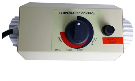 Termostato for scaldabagno elettrico da 3 kW for vasca bagno for piscina, idromassaggio e Per uso fai da te