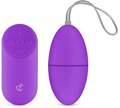 Easytoys Ovetto Vibrante con Telecomando, Viola - 124 g