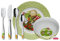 WMF Pitzelpatz - Vajilla para niños 6 piezas, incluye plato, cuenco y cubertería (tenedor, cuchillo de mesa, cuchara y cuchara pequeña) (WMF Kids infantil)