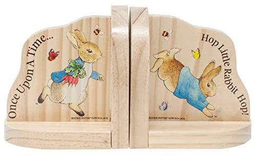 Official Beatrix Potter Peter Rabbit Bookends for Nursery for Babies and Toddlers