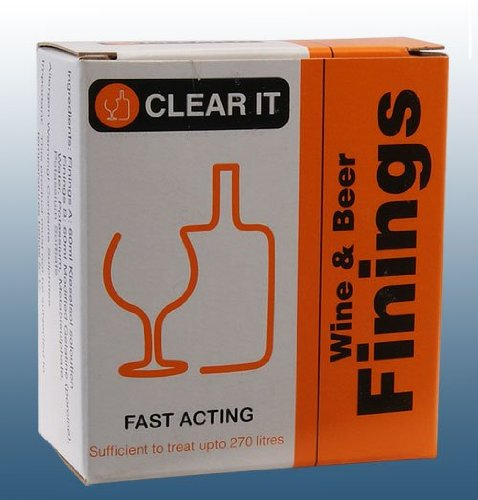 Home Brew & Wine Making - Clear It Wine & Beer Finings (Treats Up to 270 litres)