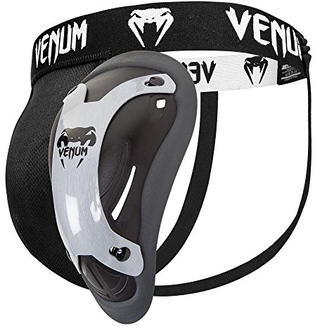 Venum, Competitor Groin Guard & Support, Men's, XL, Black