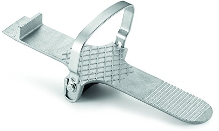 AUSONIA - PORTE DALLE LEVE PLAQUE A PEDALE EN ALUMINIUM 30X13 À PÉDALE POUR SOULEVER LES PANNEAUX DE PLACOPLÂTRES JUSQU’À UN MAXIMUM DE 5 CM