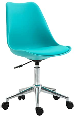 SVITA Eddy Schreibtischstuhl für Kinder Drehstuhl Kinderschreibtischstuhl Indoor Kinderzimmer höhenverstellbar Türkis