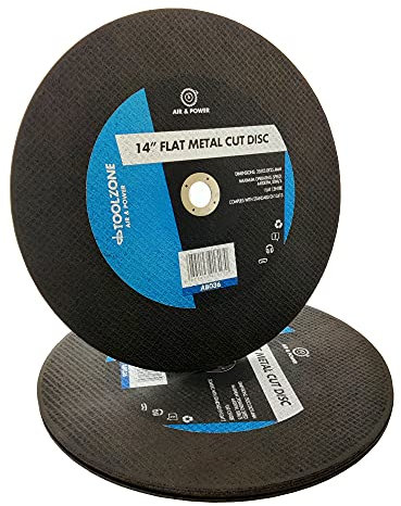 14 Chop Saw Metal Cutting Disc 355 x 3mm Blade 25.4mm Centre Bore Flat (5 PACK)