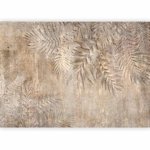 murando - Carta da Parati Adesiva Muro per Soggiorno, Foglie, 294x210 cm | Fotomurali Adesivi per Mobili, Stickers Murales, Decorazione da Muro XXL, Carte da Parati Moderne, Palme, Produzione Europea