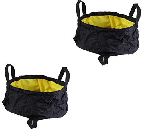 Yardwe 2stücke Faltbarer Waschbecken-bucket Für Outdoor-aktivitäten Leicht Und Kompakt Für Camping Reisen Angeln Und Gartenarbeit Und Hitzebeständig