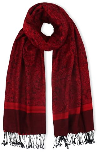 vimate Paisley Pashmina Schal Wrap Stola Soft Silky Jacquard Pashminas Wrap für Abendkleid Reisen Shawl