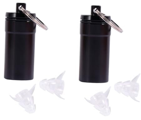 minkissy 2 Paar Filter-Ohrstöpsel ohrenstöpsel gehöhrschutz ab flasche trommeln leiste High-Fidelity-Ohrstöpsel Ohrstöpsel zum Schlafen Gehörschutzstöpsel aus Silikon Gehörschutz Ohrstöpsel